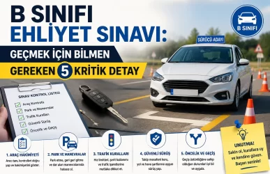 B Sınıfı ehliyet sınavı